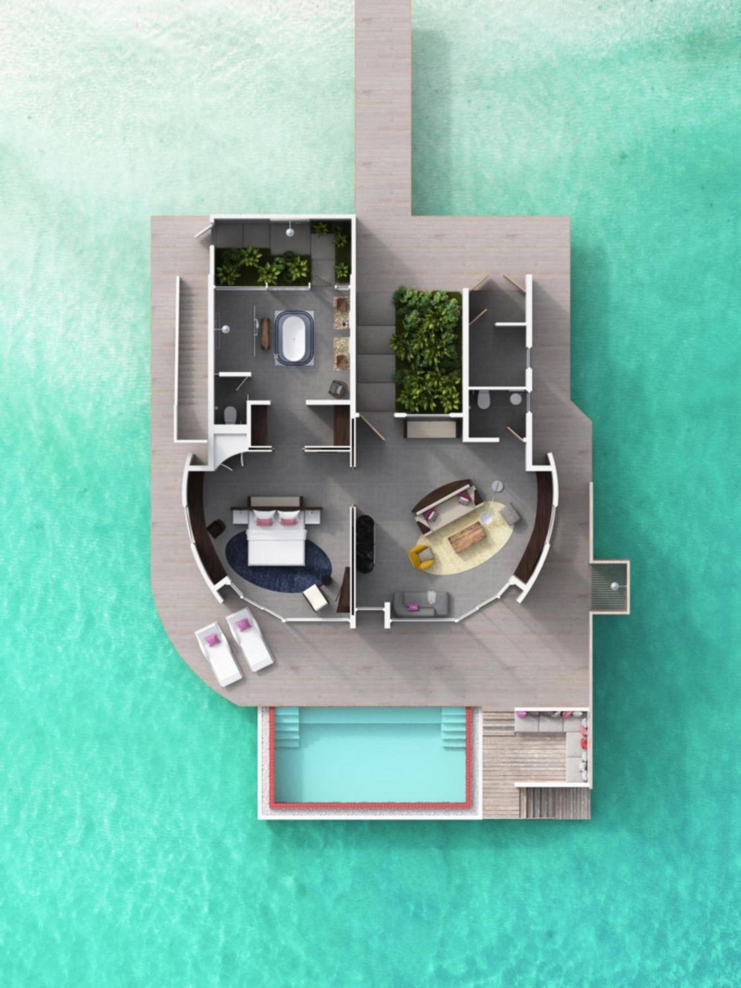 Jumeirah Olhahali Island Maldives Gaafaru Bilik gambar